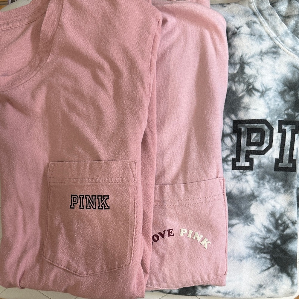 PINK Victoria's Secret Pink and Tie-Dye Tops